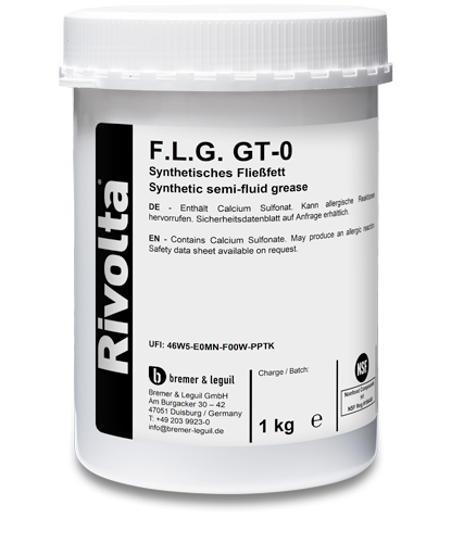 F.l.G. GT-0-RIVOLTA Lubricants von Bremer & Leguil F.l.G. GT-0-RIVOLTA Lubricants von Bremer & Leguil